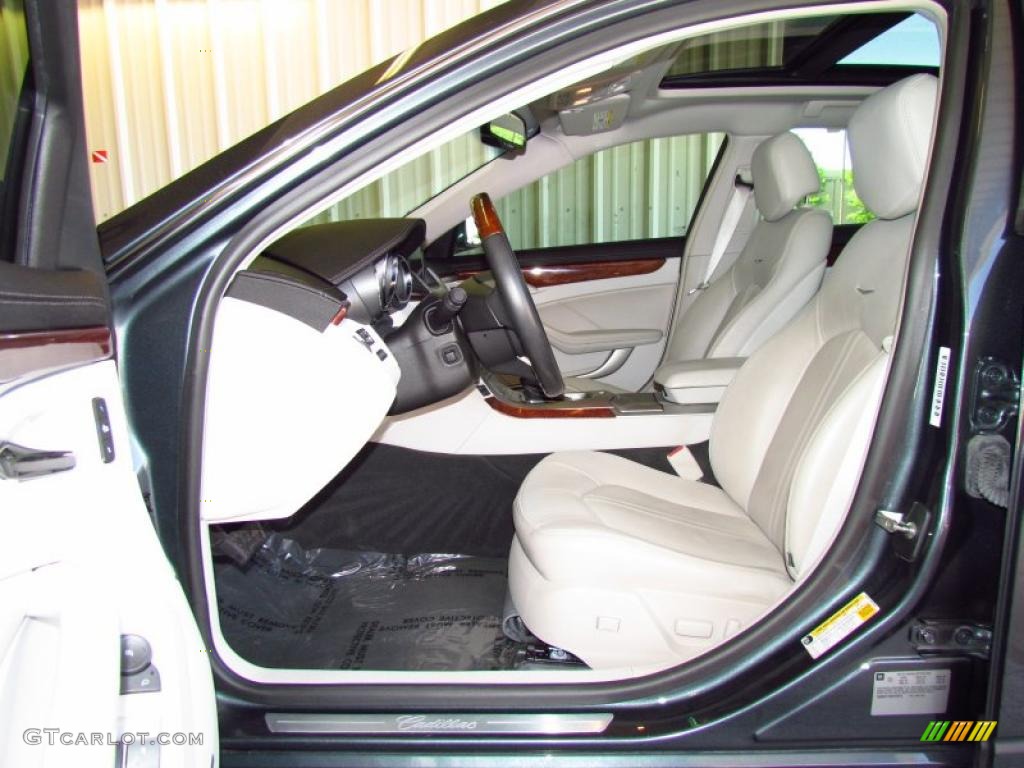Ebony Interior 2008 Cadillac CTS Sedan Photo #49769461