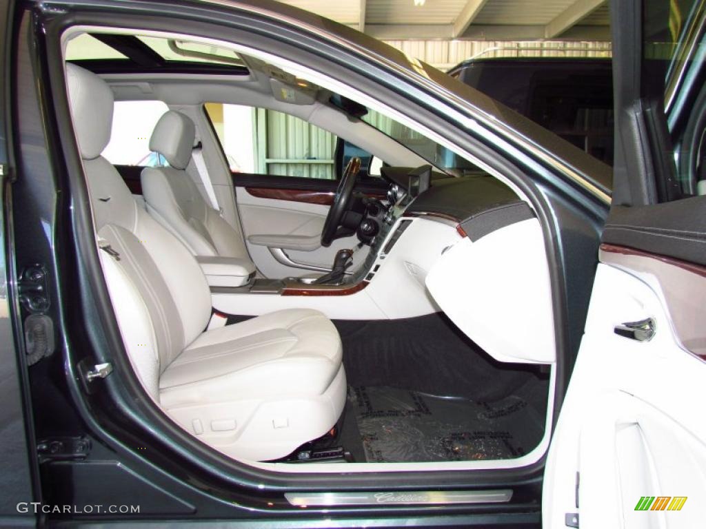 Ebony Interior 2008 Cadillac CTS Sedan Photo #49769476