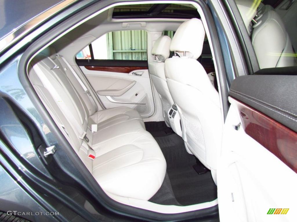 Ebony Interior 2008 Cadillac CTS Sedan Photo #49769491