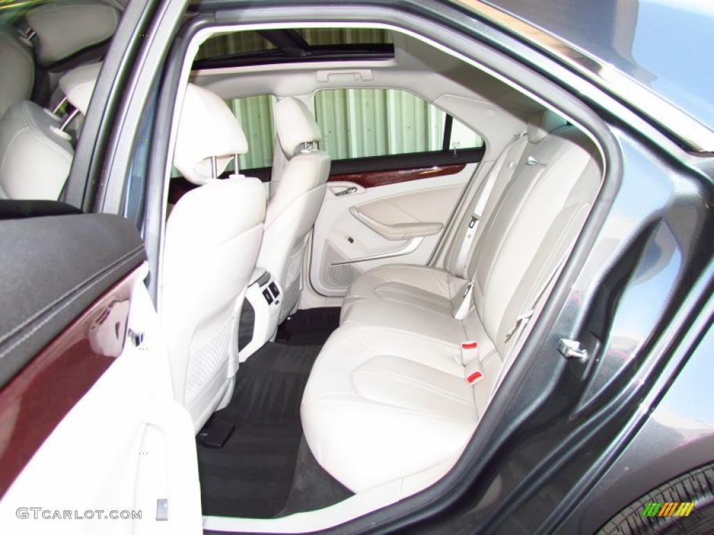 Ebony Interior 2008 Cadillac CTS Sedan Photo #49769506