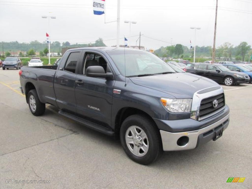Slate Metallic 2007 Toyota Tundra SR5 Double Cab 4x4 Exterior Photo #49769779