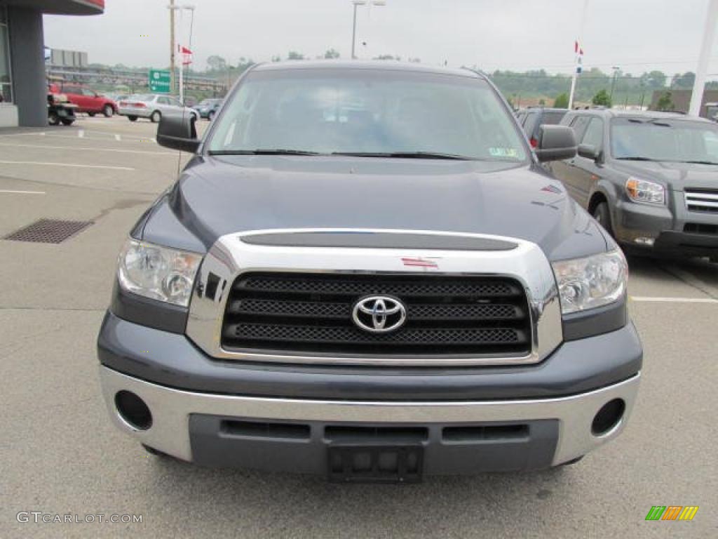 2007 Tundra SR5 Double Cab 4x4 - Slate Metallic / Graphite Gray photo #9