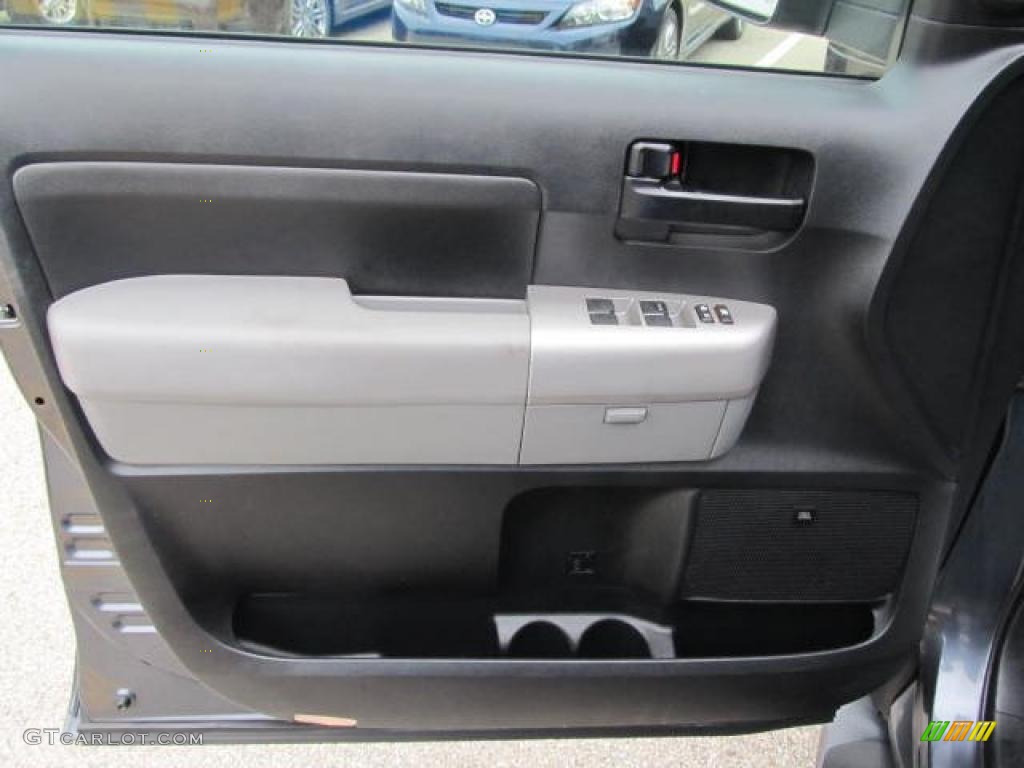 2007 Toyota Tundra SR5 Double Cab 4x4 Graphite Gray Door Panel Photo #49769824
