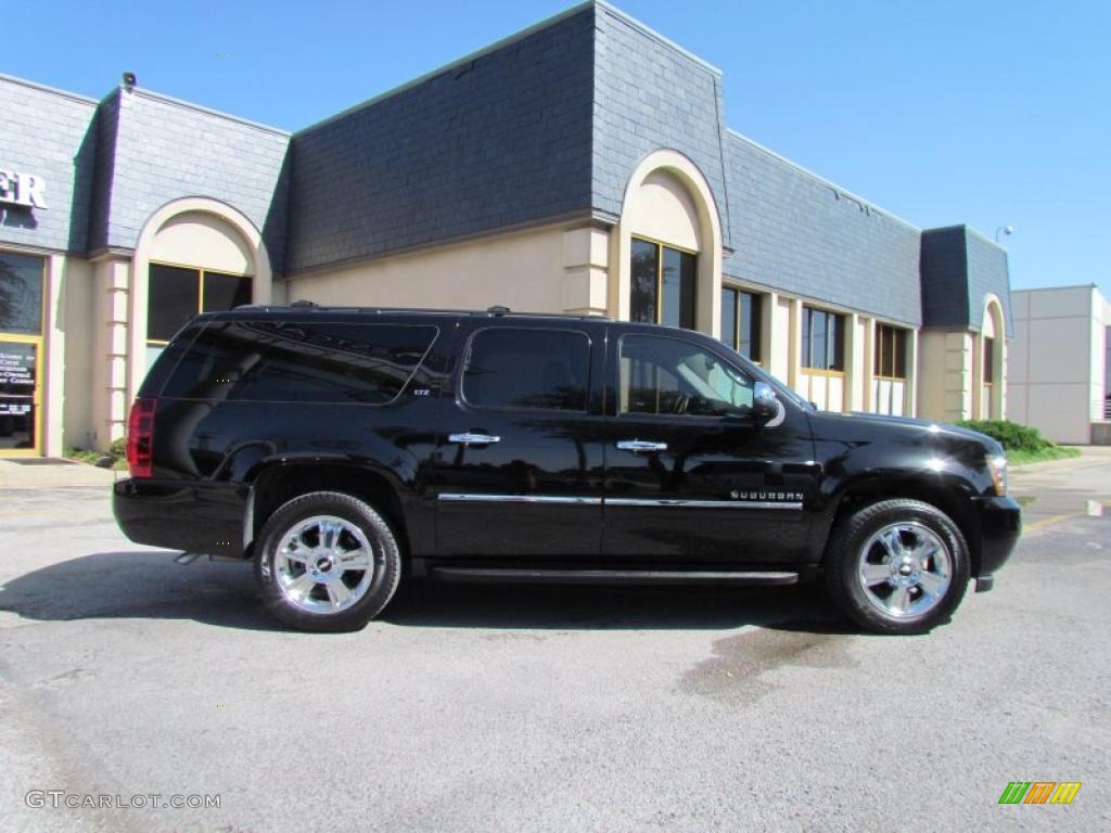 Black 2010 Chevrolet Suburban LTZ 4x4 Exterior Photo #49770775
