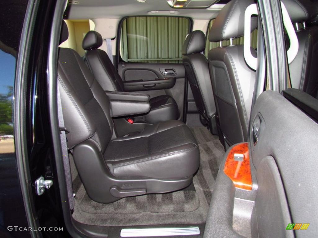 Ebony Interior 2010 Chevrolet Suburban LTZ 4x4 Photo #49770820