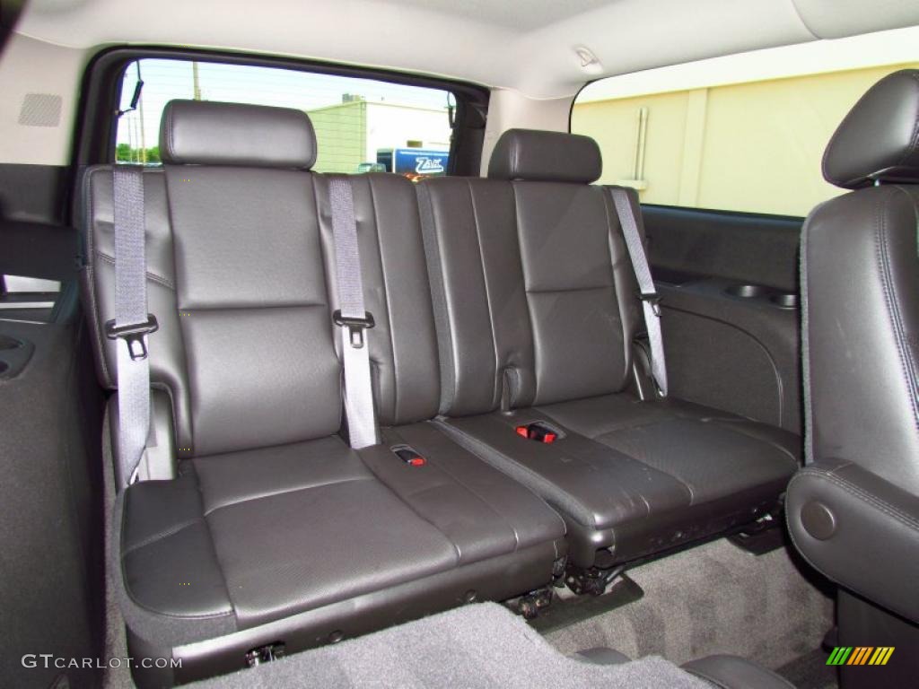 Ebony Interior 2010 Chevrolet Suburban LTZ 4x4 Photo #49770838
