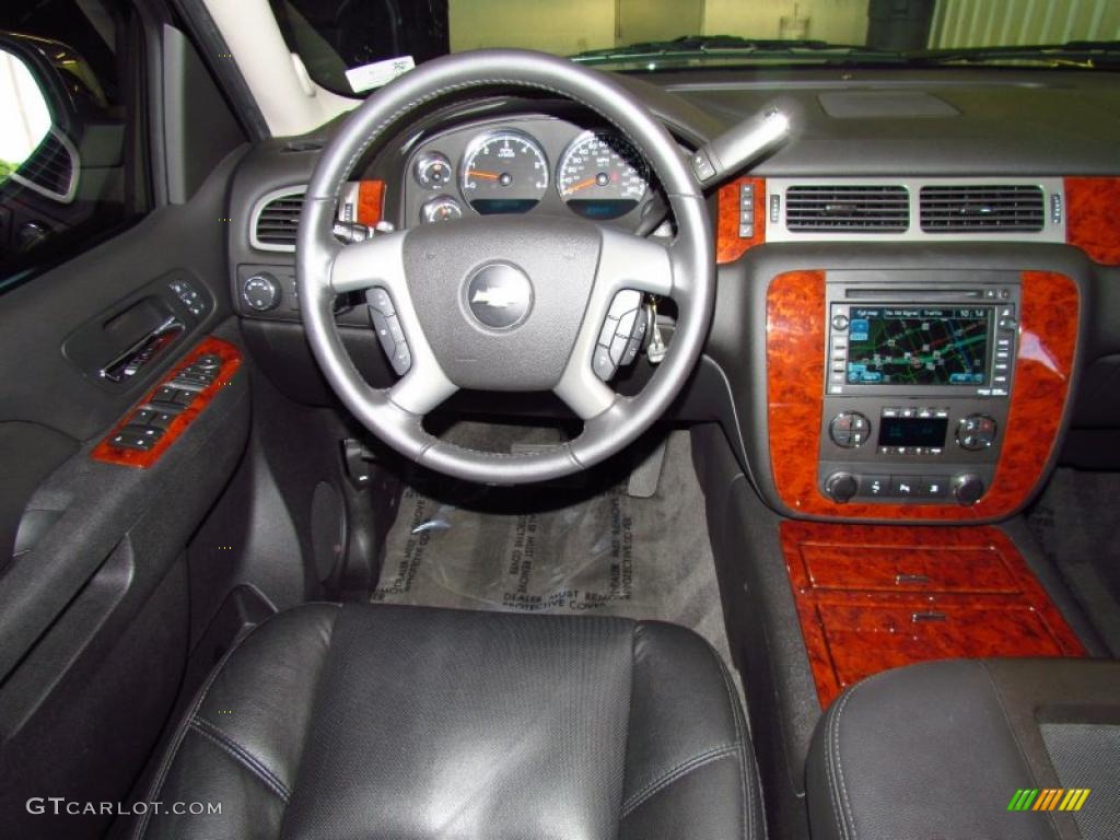 2010 Chevrolet Suburban LTZ 4x4 Ebony Dashboard Photo #49770886