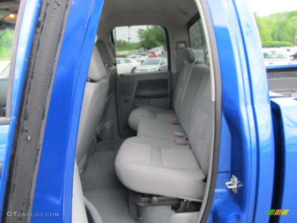 2007 Ram 1500 Big Horn Edition Quad Cab 4x4 - Electric Blue Pearl / Medium Slate Gray photo #12