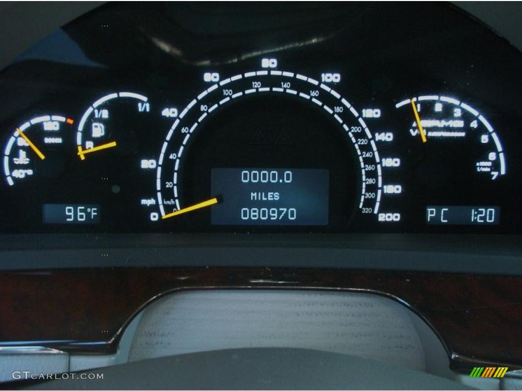 2006 Mercedes-Benz S 55 AMG Sedan Gauges Photo #49771918
