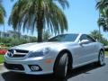 Silver Arrow Silver Metallic 2009 Mercedes-Benz SL 550 Silver Arrow Edition Roadster Exterior