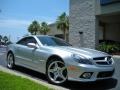 Front 3/4 View of 2009 SL 550 Silver Arrow Edition Roadster