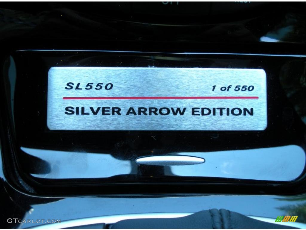 2009 Mercedes-Benz SL 550 Silver Arrow Edition Roadster Marks and Logos Photo #49772851