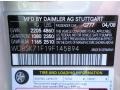 777: Silver Arrow Silver Metallic 2009 Mercedes-Benz SL 550 Silver Arrow Edition Roadster Color Code