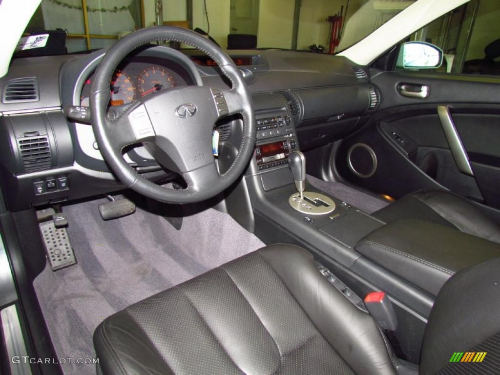2004 Infiniti G 35 Coupe Graphite Dashboard Photo #49772935