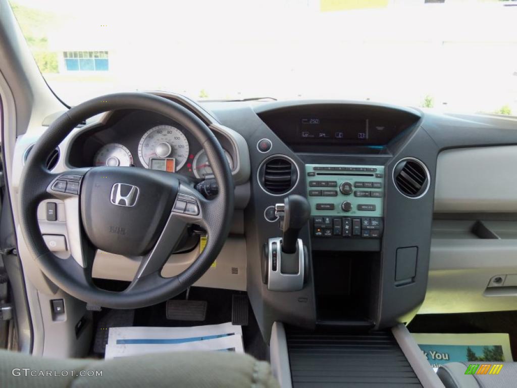 2009 Honda Pilot EX 4WD Gray Dashboard Photo #49773433