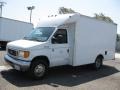2003 Oxford White Ford E Series Cutaway E350 Commercial Utility Truck  photo #3