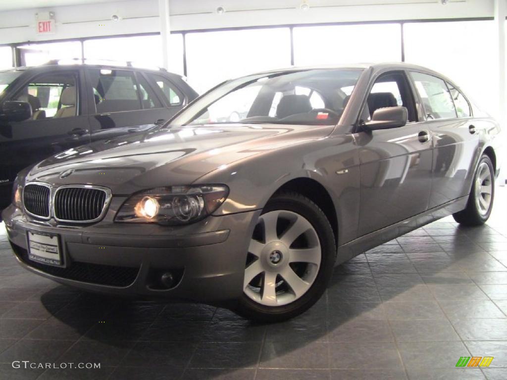 2008 7 Series 750Li Sedan - Sterling Grey Metallic / Black photo #1