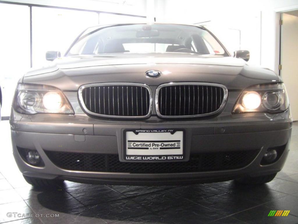 2008 7 Series 750Li Sedan - Sterling Grey Metallic / Black photo #2