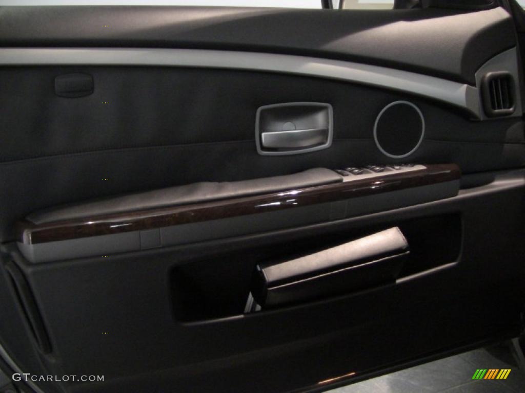 2008 7 Series 750Li Sedan - Sterling Grey Metallic / Black photo #7