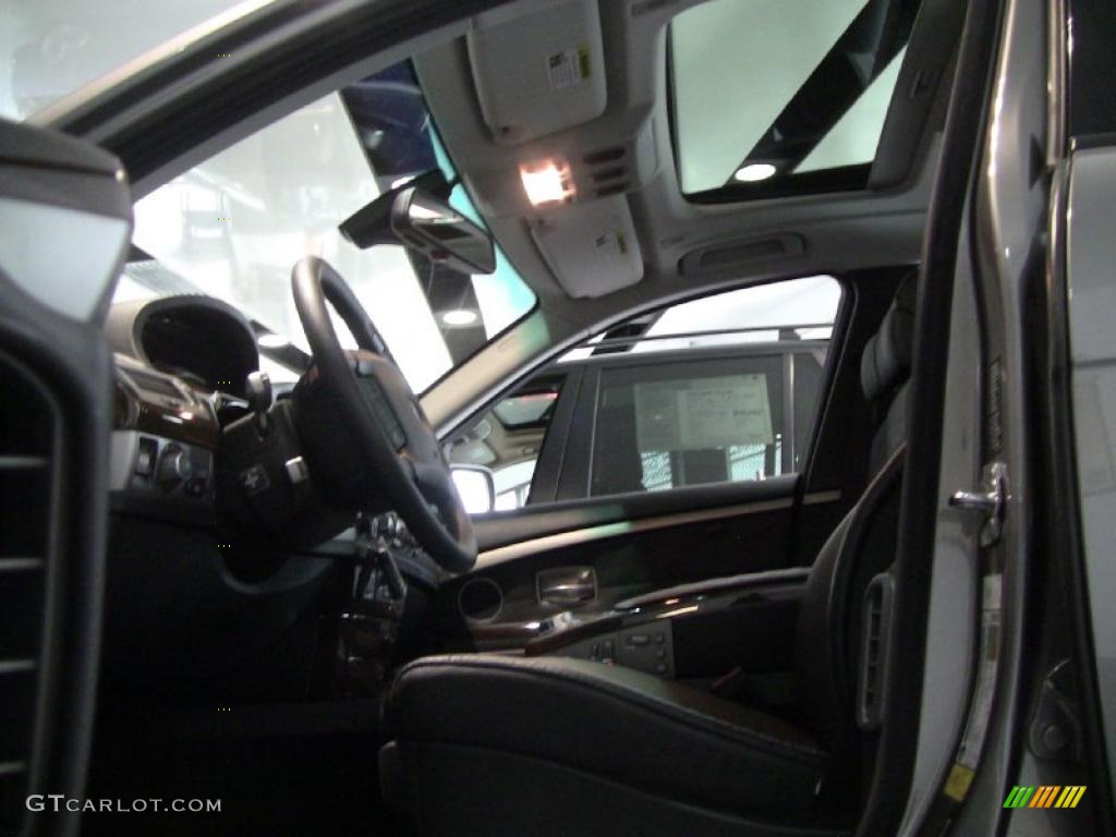 2008 7 Series 750Li Sedan - Sterling Grey Metallic / Black photo #8