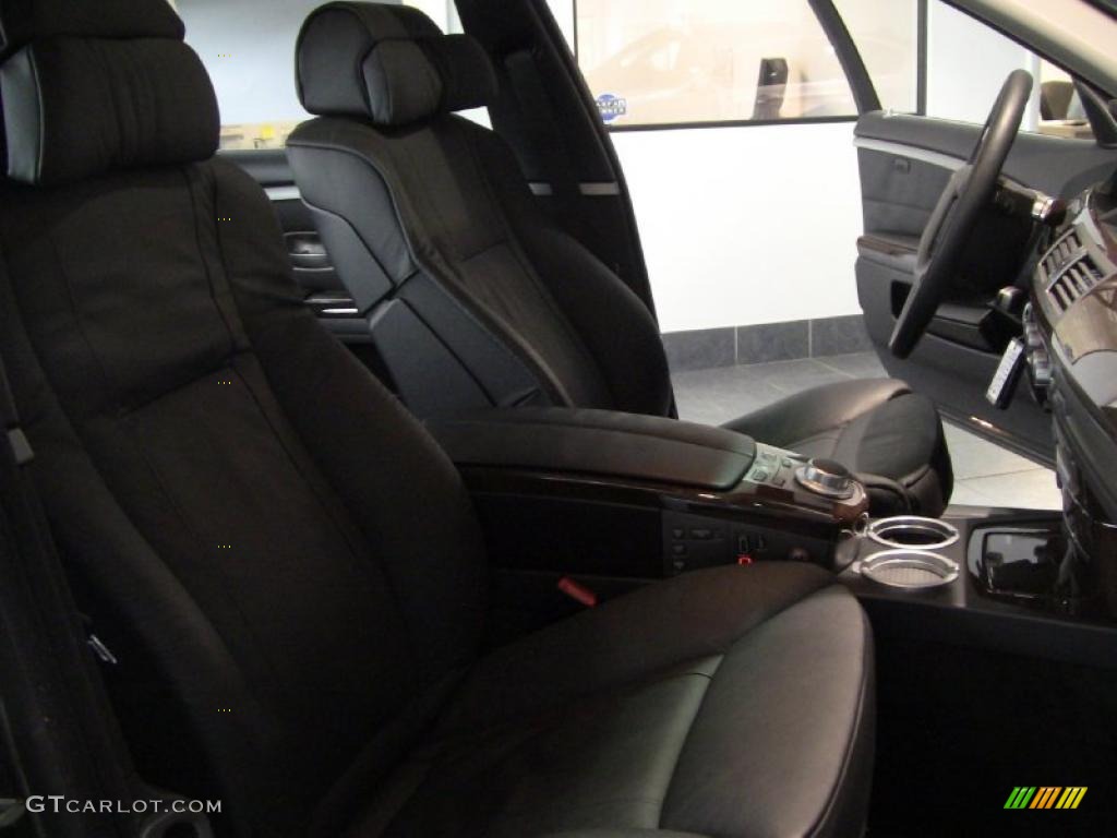2008 7 Series 750Li Sedan - Sterling Grey Metallic / Black photo #9