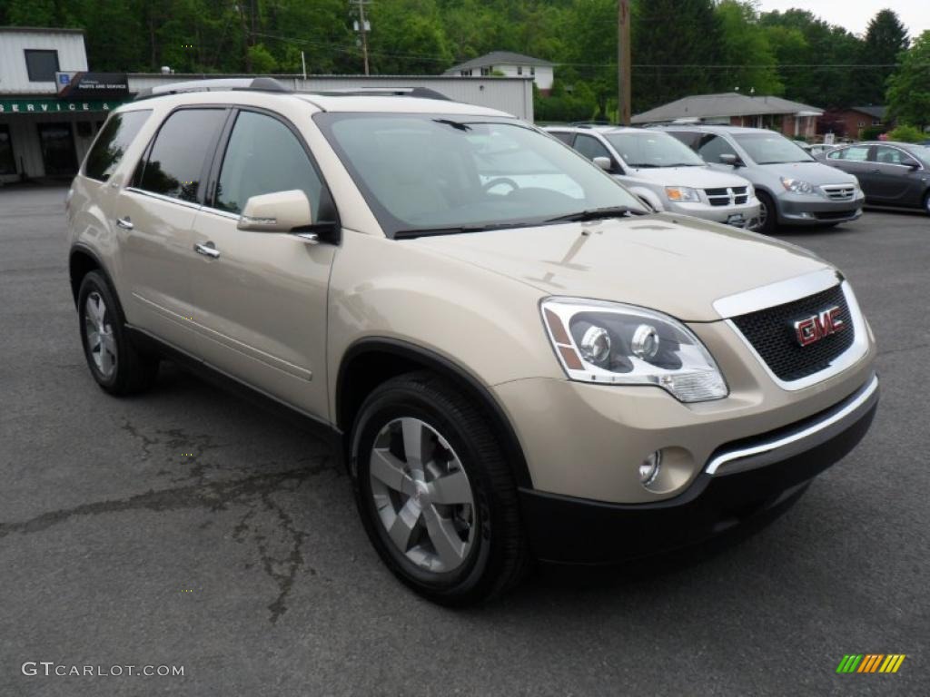 2011 Acadia SLT AWD - Gold Mist Metallic / Cashmere photo #1