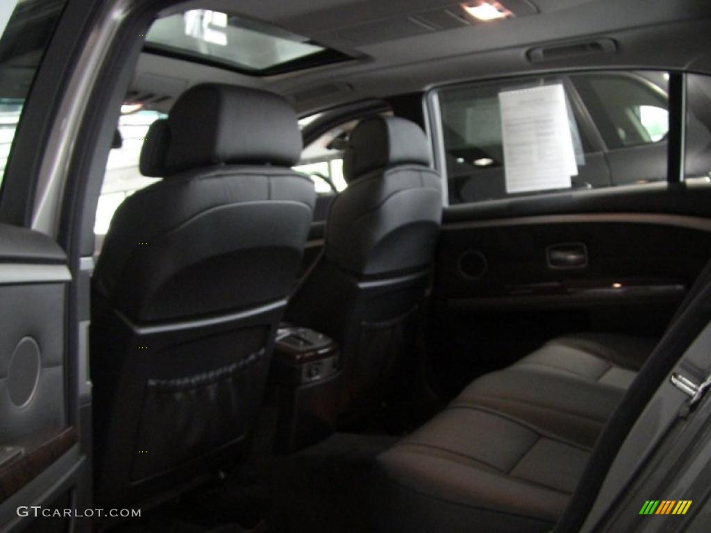 2008 7 Series 750Li Sedan - Sterling Grey Metallic / Black photo #10