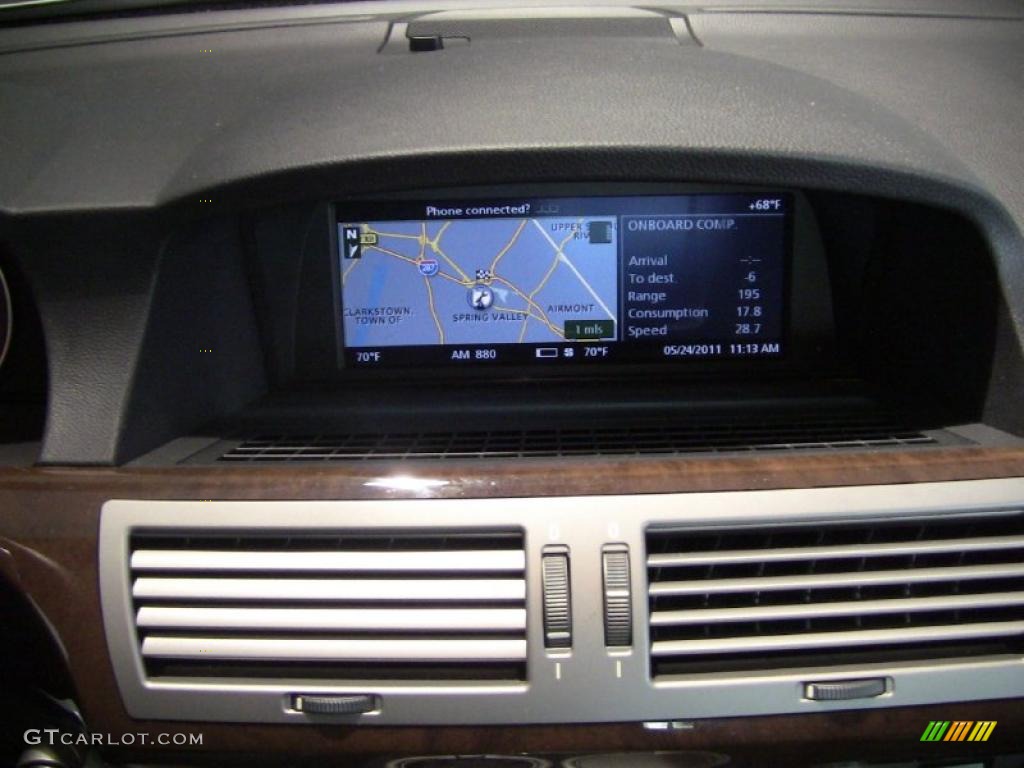2008 7 Series 750Li Sedan - Sterling Grey Metallic / Black photo #12
