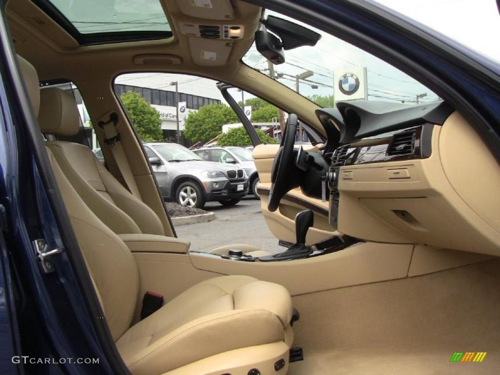 2011 3 Series 335i xDrive Sedan - Deep Sea Blue Metallic / Beige photo #9