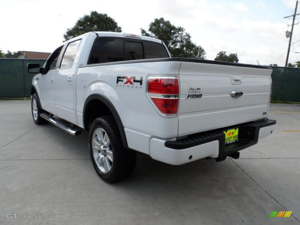 2010 F150 FX4 SuperCrew 4x4 - Oxford White / Black photo #5