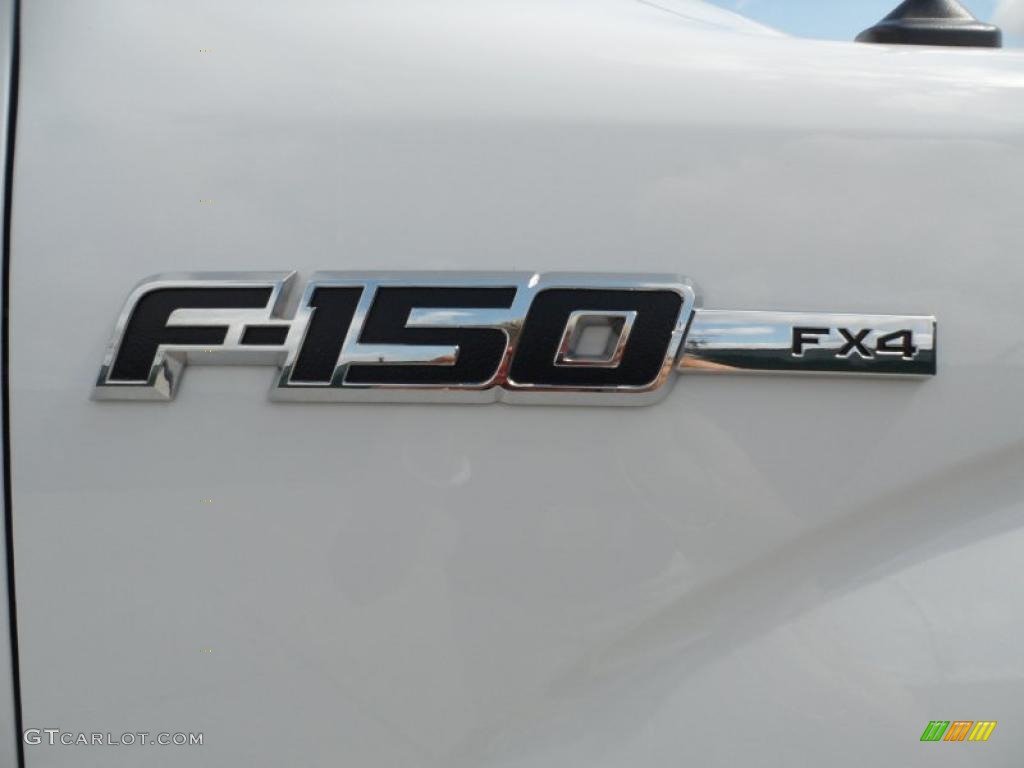 2010 F150 FX4 SuperCrew 4x4 - Oxford White / Black photo #17