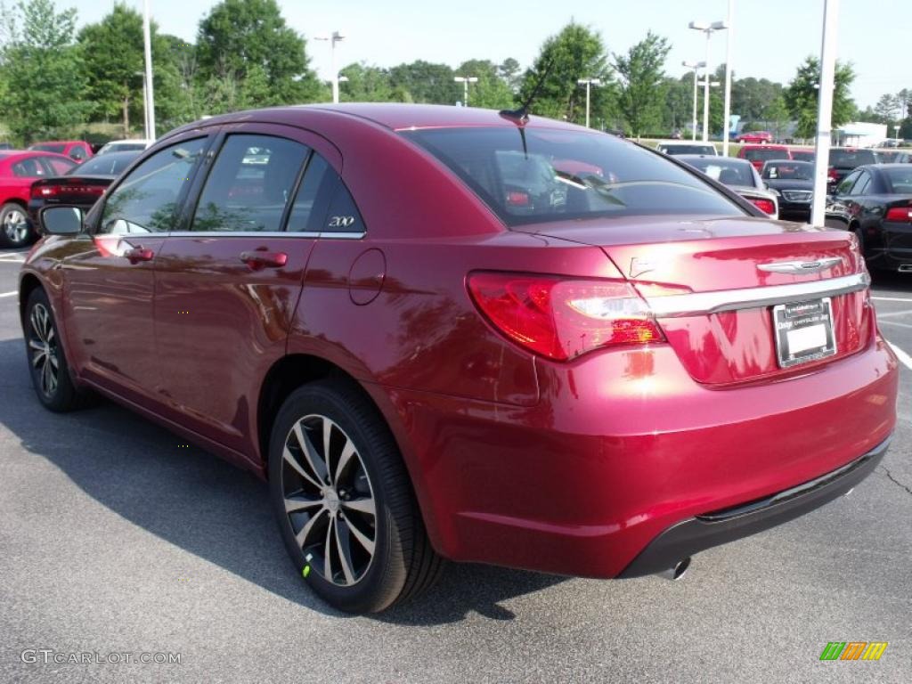Deep Cherry Red Crystal Pearl 2011 Chrysler 200 S Exterior Photo #49775137