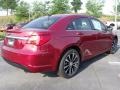 Deep Cherry Red Crystal Pearl 2011 Chrysler 200 S Exterior