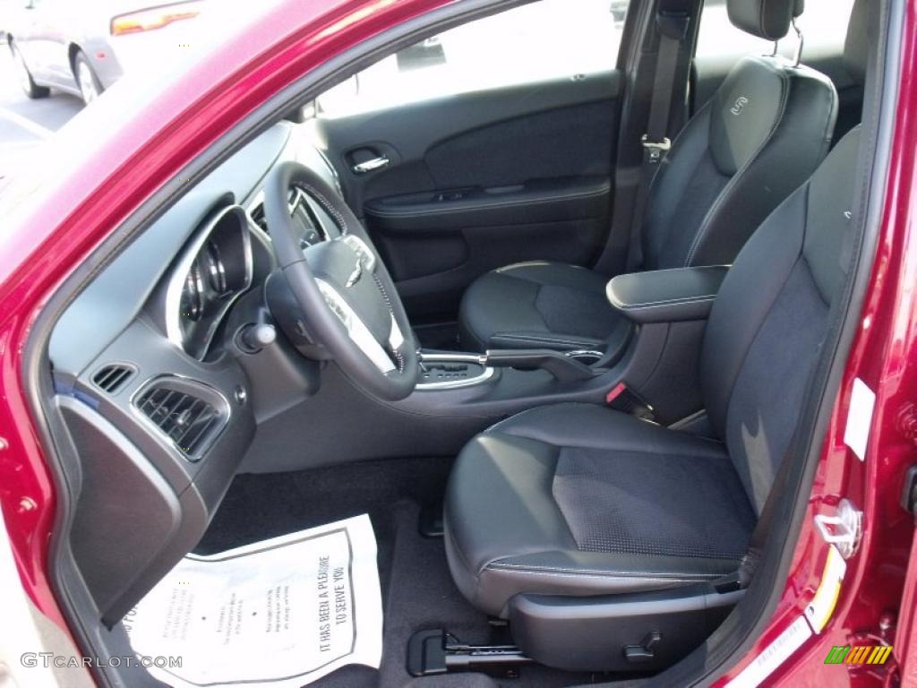 Black Interior 2011 Chrysler 200 S Photo #49775206