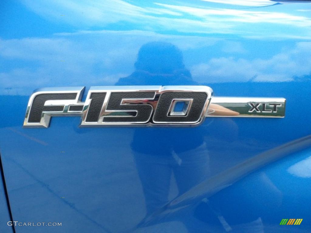2010 F150 XLT SuperCrew - Blue Flame Metallic / Medium Stone photo #16