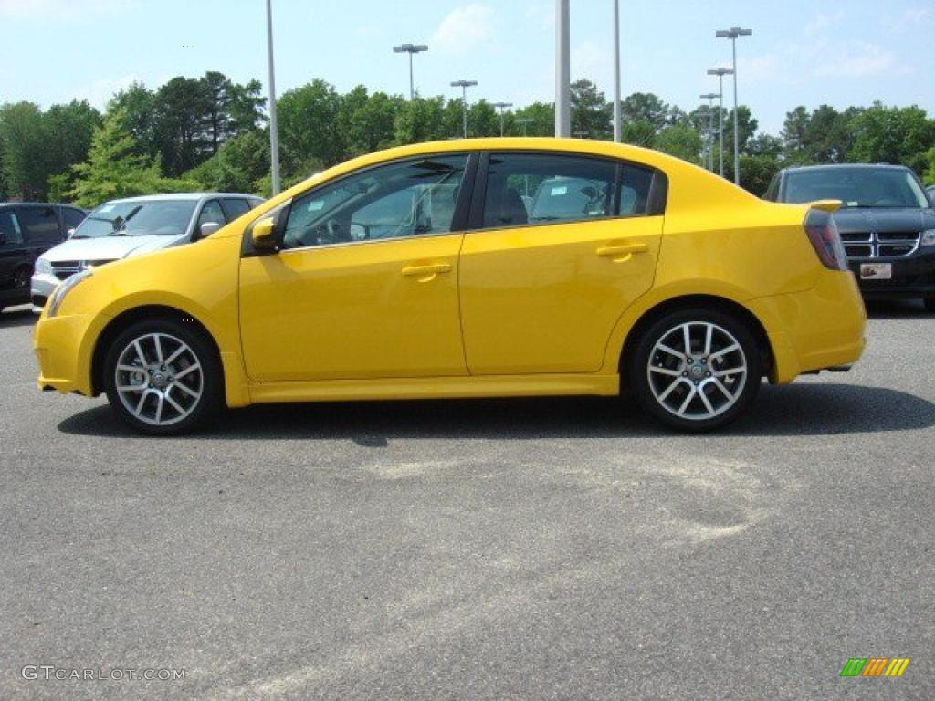 Solar Yellow 2007 Nissan Sentra SE-R Spec V Exterior Photo #49777693