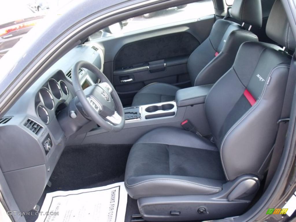 2011 Challenger SRT8 392 - Brilliant Black Crystal Pearl / Dark Slate Gray photo #7