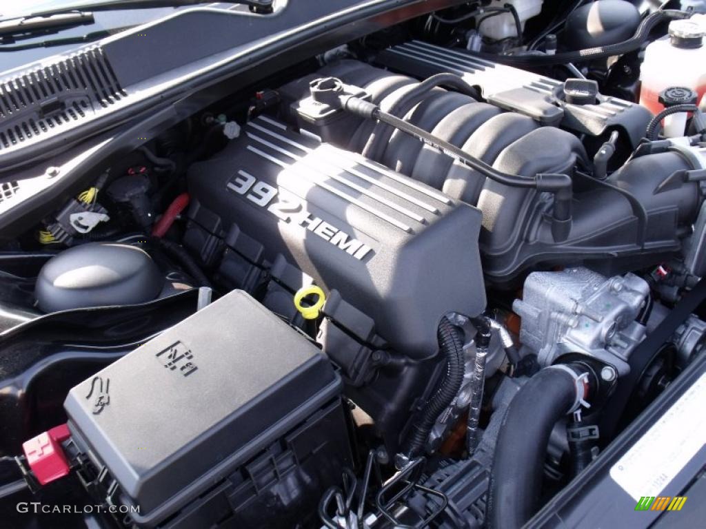 2011 Challenger SRT8 392 - Brilliant Black Crystal Pearl / Dark Slate Gray photo #12