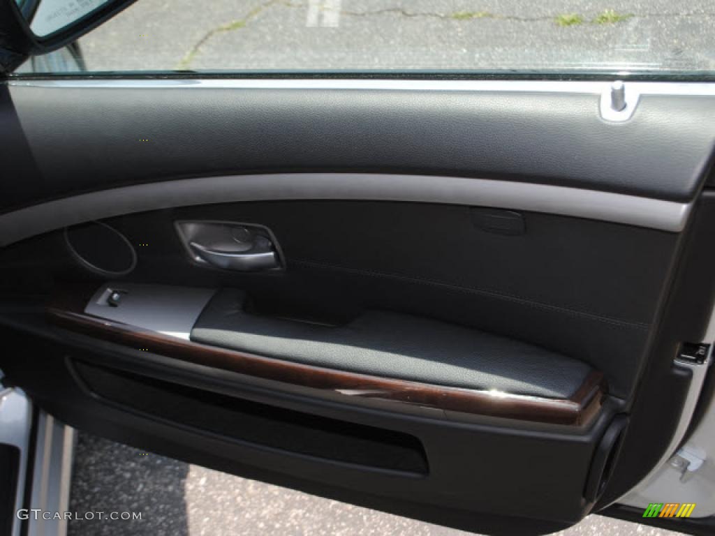 2008 7 Series 750i Sedan - Titanium Silver Metallic / Black photo #4