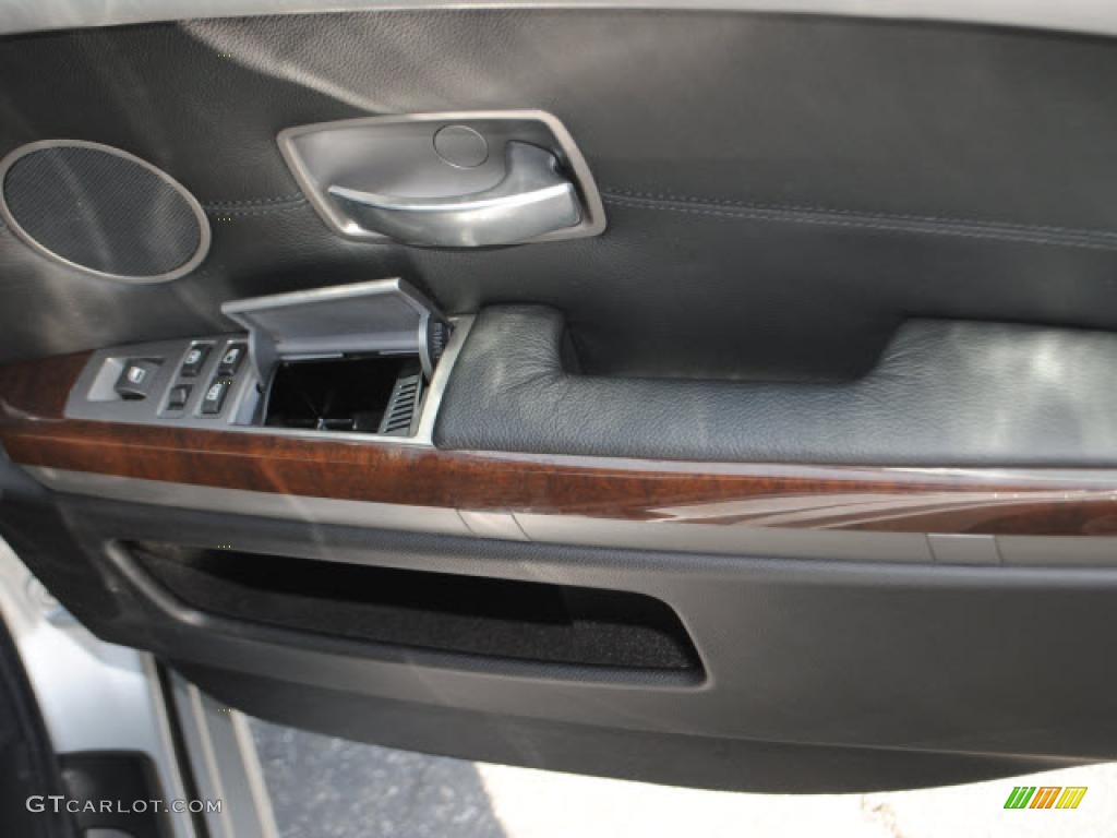2008 7 Series 750i Sedan - Titanium Silver Metallic / Black photo #6