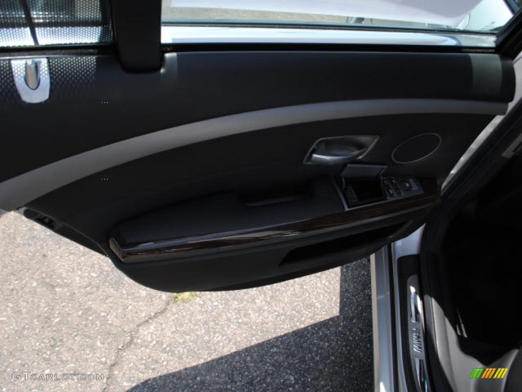 2008 7 Series 750i Sedan - Titanium Silver Metallic / Black photo #13