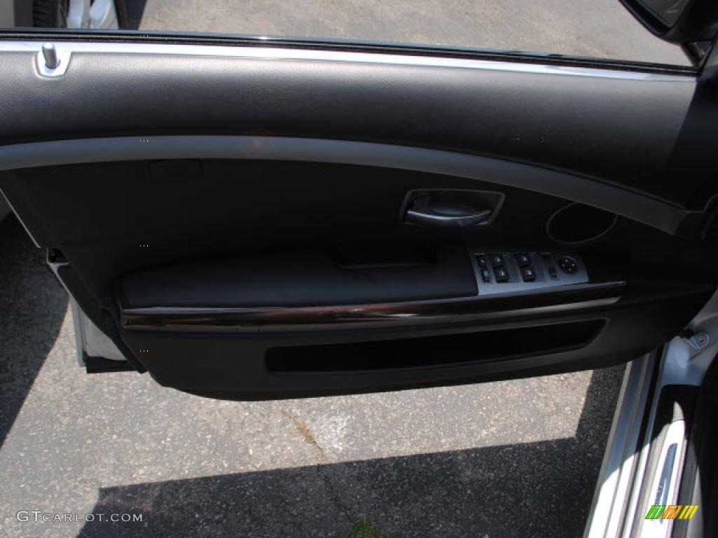 2008 7 Series 750i Sedan - Titanium Silver Metallic / Black photo #15