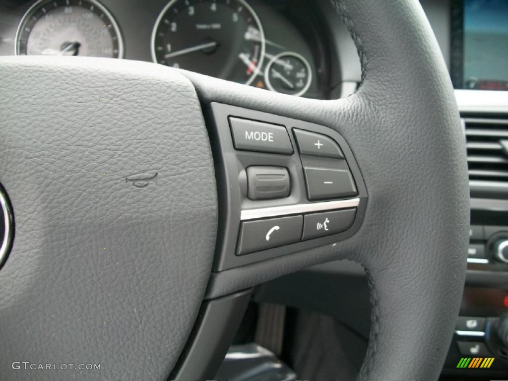 2011 5 Series 535i xDrive Sedan - Dark Graphite Metallic / Black photo #16