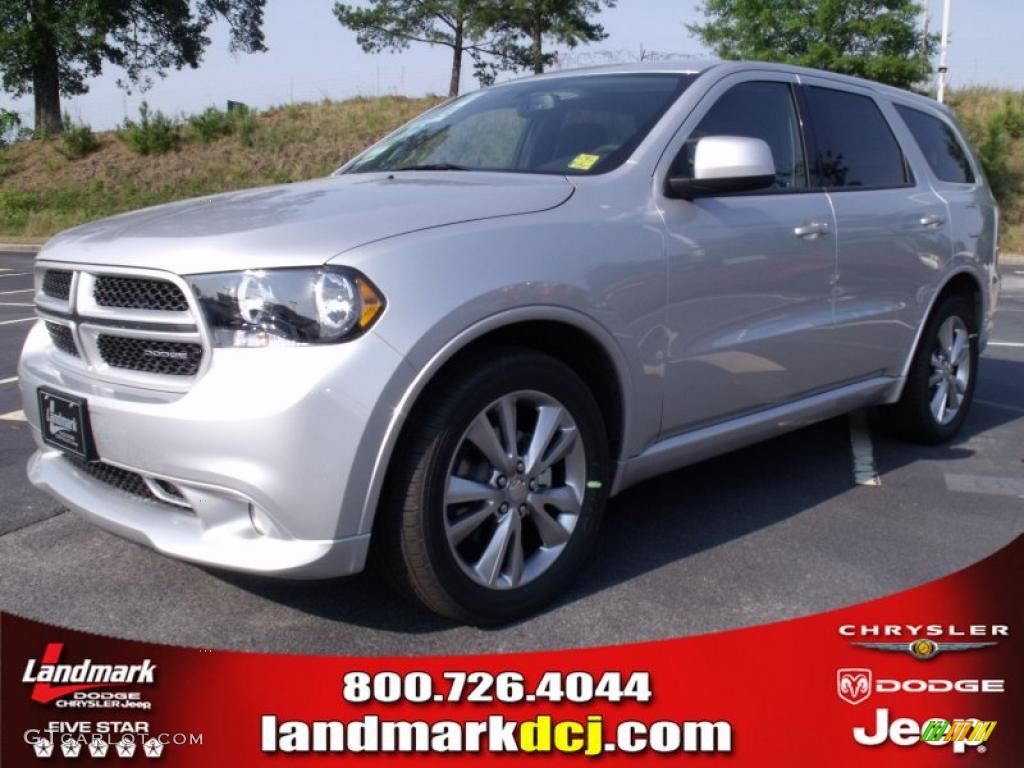 2011 Durango Heat - Bright Silver Metallic / Black photo #1