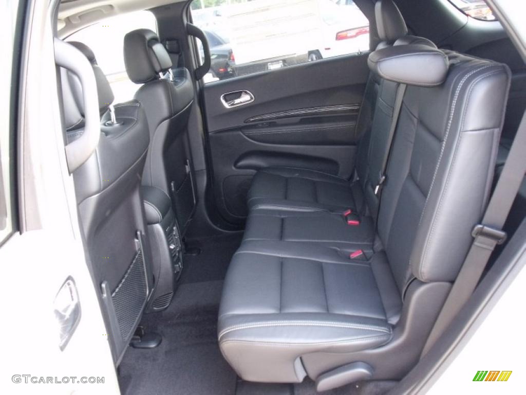 Black Interior 2011 Dodge Durango Citadel Photo #49780379