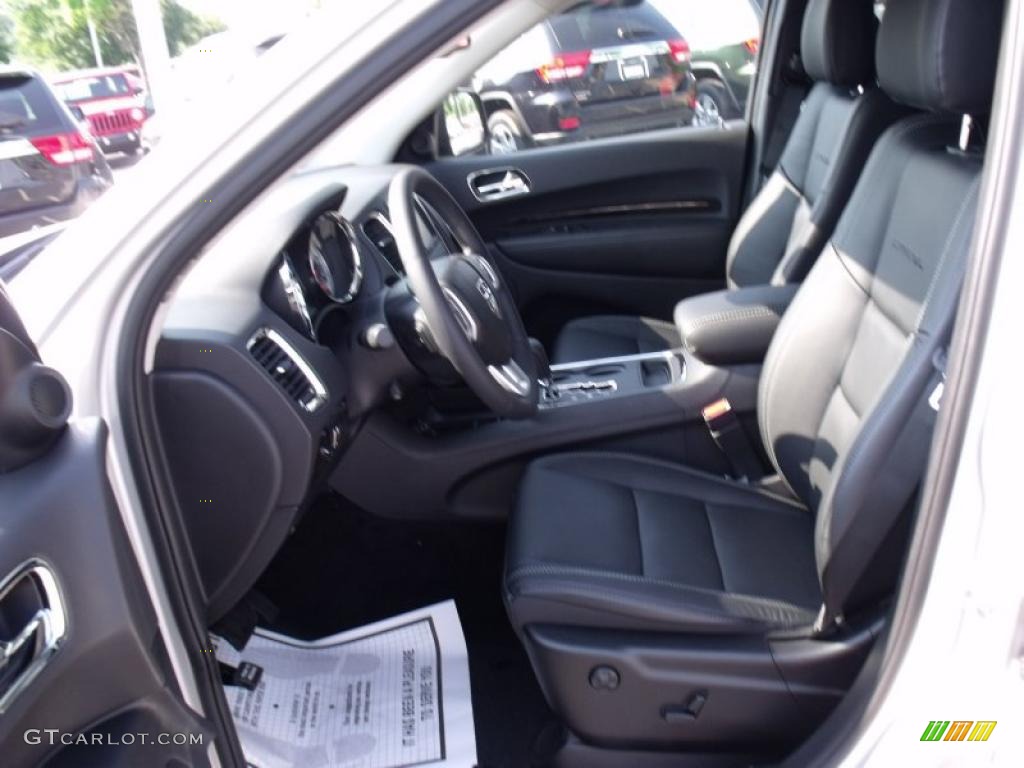 Black Interior 2011 Dodge Durango Citadel Photo #49780829