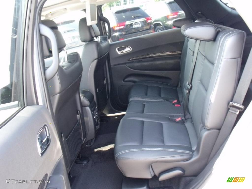 Black Interior 2011 Dodge Durango Citadel Photo #49780844