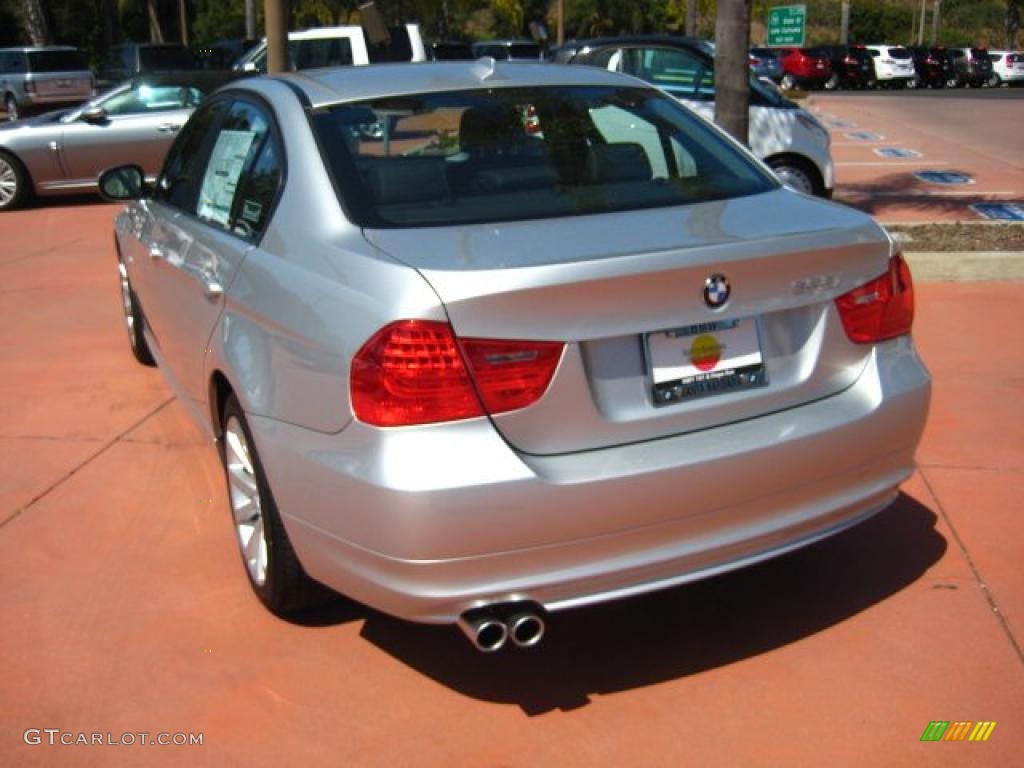 2011 3 Series 328i Sedan - Titanium Silver Metallic / Black photo #3