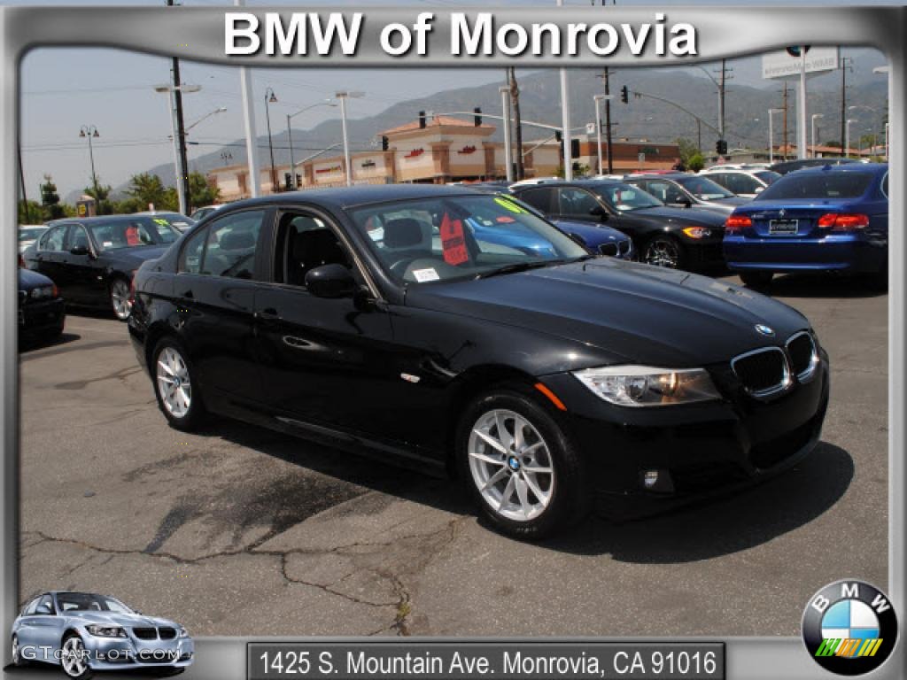 2010 3 Series 328i Sedan - Jet Black / Black photo #1