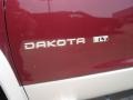 2001 Dark Garnet Red Pearl Dodge Dakota SLT Club Cab 4x4  photo #32